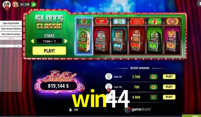 Descubra a Magia dos Jogos de Arcade no win44